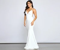 Holly Lace-Up Back Mermaid Dress