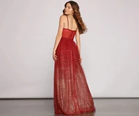 Cressida Formal Glitter A-Line Dress