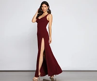 Layla Sleeveless High-Slit Formal Dress