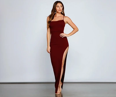 Alisha Asymmetrical One-Shoulder Formal Dress