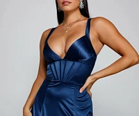 Rae Formal Corset A-Line Dress
