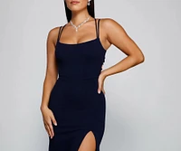 Jaelynn Formal Open Back A-Line Dress