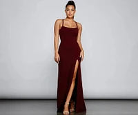 Jaelynn Formal Open Back A-Line Dress
