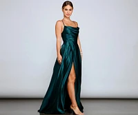 Marixa Formal Lace-Up A-Line Dress