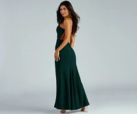 Presley Formal Halter A-Line Dress