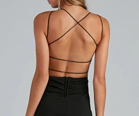 Presley Formal Halter A-Line Dress