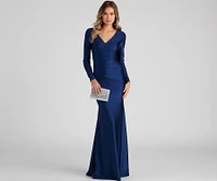 Amelia Long Sleeve Mermaid Dress