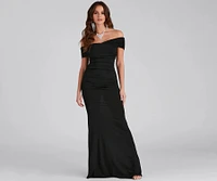 Layne Off-The-Shoulder Mermaid Formal Dress