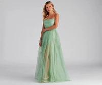 Larissa Formal Tulle Glitter Ballgown