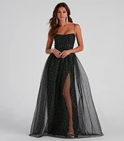 Larissa Formal Tulle Glitter Ballgown
