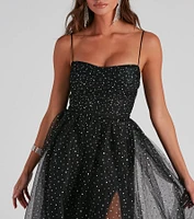 Larissa Formal Tulle Glitter Ballgown