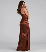 Brenda One-Shoulder Formal Dress