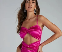 Melanie Sleeveless Cutout Mermaid Dress
