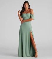 Izzy Formal Off The Shoulder Dress
