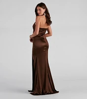 Saskia Formal High Slit Dress