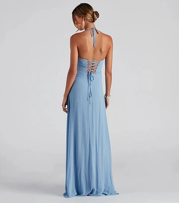 Sara Formal Chiffon A-Line Dress