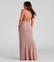 Lorelai Formal Glitter Long Dress
