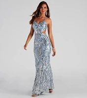 Alice Sequin Mermaid Formal Dress