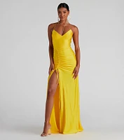 Whitney Formal High-Slit Mermaid Dress