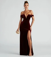 Kerri Formal Velvet Mermaid Dress