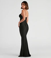 Eliza Sleeveless Formal Mermaid Dress