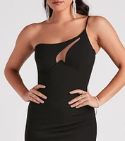 Alexandria Formal Crepe Long Dress