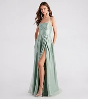 Alexis Formal Rhinestone A-Line Dress