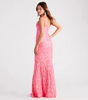 Noemi Formal Sequin A-Line Dress