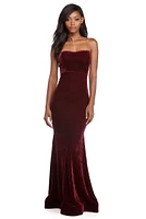 Kimberly Velvet Sweetheart Dress
