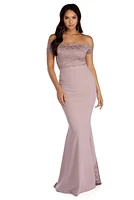 Lola Off The Shoulder Lace Dress