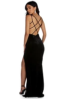 Macy Formal Velvet Dress