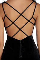 Macy Formal Velvet Dress
