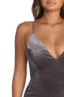 Alexis Formal Open Back Velvet Dress