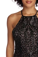 Geneva High Class Sequin Dress