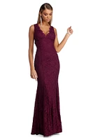Tara Formal Glitter Lace Dress