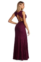 Tara Formal Glitter Lace Dress
