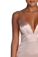 Isabel Formal Satin Mermaid Dress