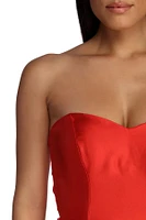 Sarah Formal Satin Trumpet Dress