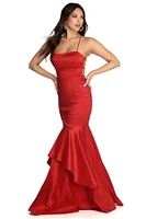 Leah Formal Taffeta Mermaid Dress