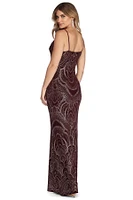 Jessa Formal Bohemian Glitter Dress