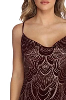 Jessa Formal Bohemian Glitter Dress