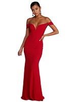 Aniyah Formal Off The Shoulder Dress