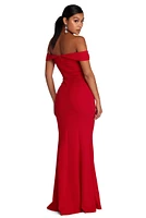 Aniyah Formal Off The Shoulder Dress