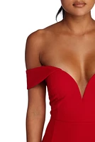 Aniyah Formal Off The Shoulder Dress