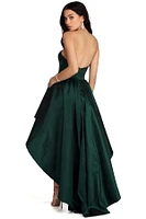 Bonnie Formal Taffeta High Low Dress