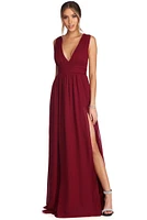 Reese Formal Layered Chiffon Dress