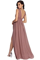 Reese Formal Layered Chiffon Dress