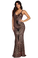 Rosie Formal Sleeveless Sequin Dress