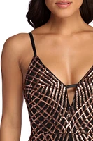 Rosie Formal Sleeveless Sequin Dress