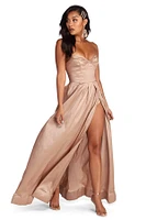 Janet Sweetheart Slit Formal Dress